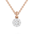 Sublime Halo Diamond Pendant
