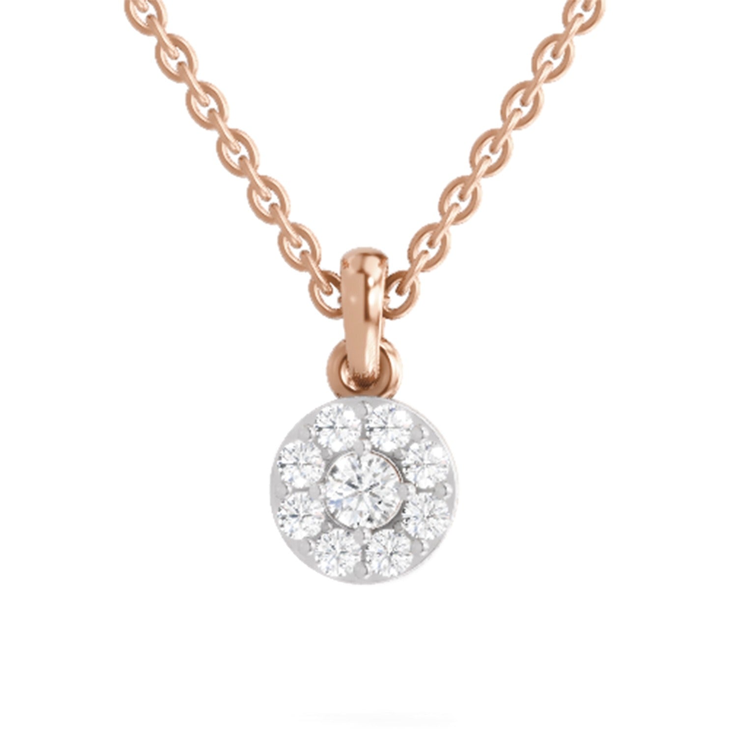 Sublime Halo Diamond Pendant