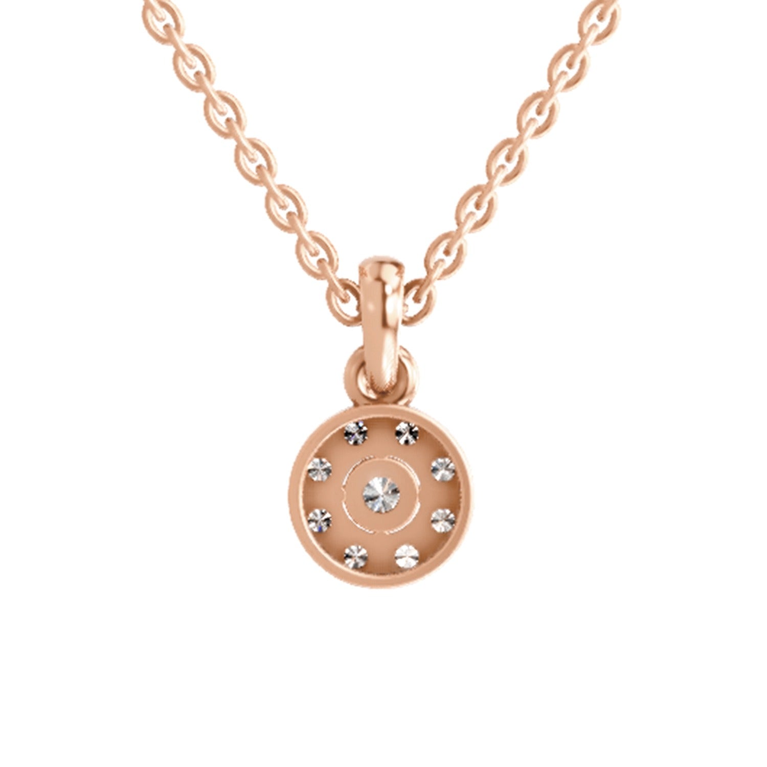 Sublime Halo Diamond Pendant