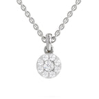 Sublime Halo Diamond Pendant