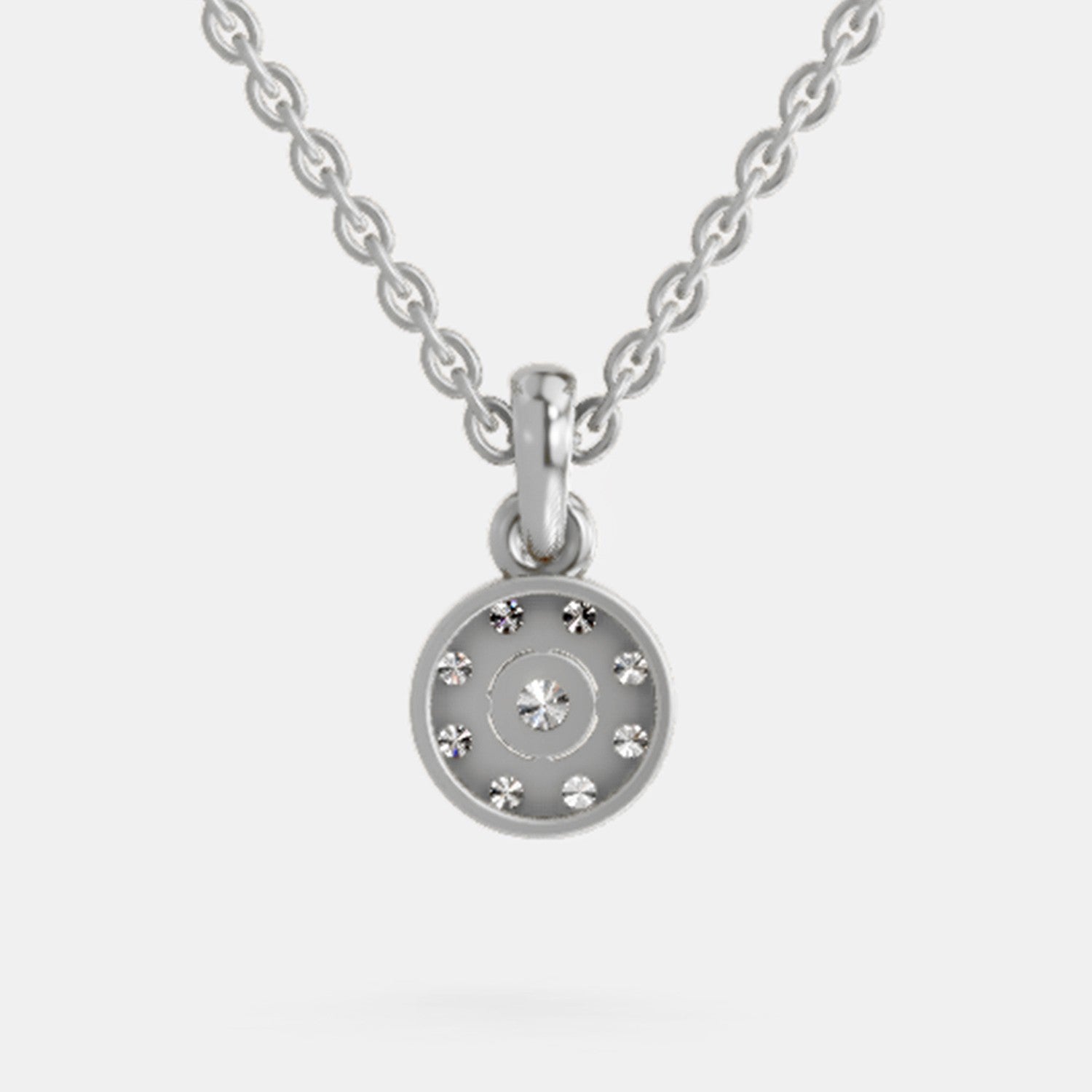 Sublime Halo Diamond Pendant