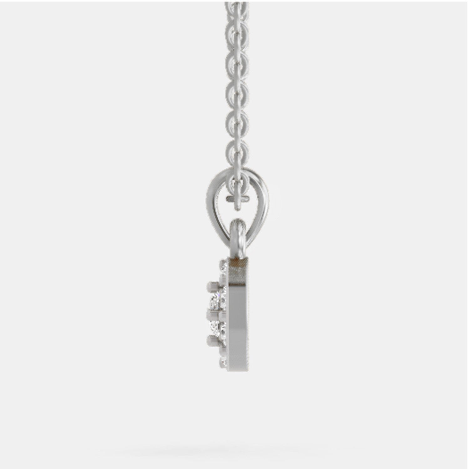 Sublime Halo Diamond Pendant