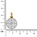 Refined Halo Diamond Pendant