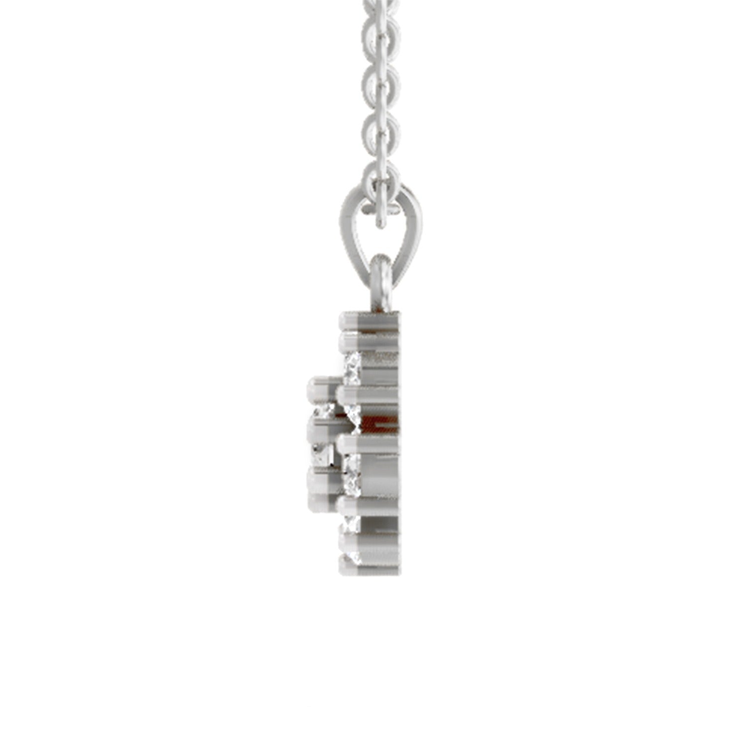 Timeless Floral Cluster Diamond Pendant
