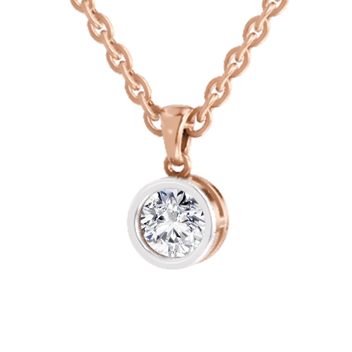 Sublime Solitaire Diamond Pendant