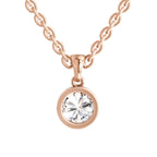 Sublime Solitaire Diamond Pendant