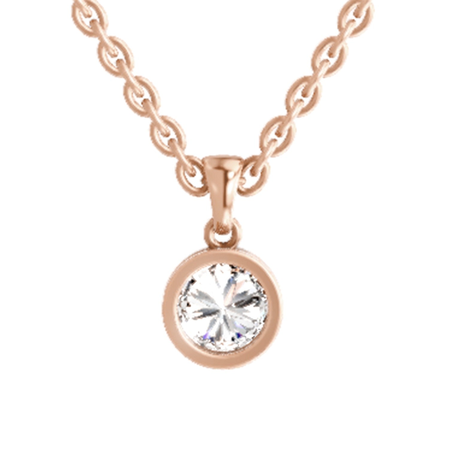 Sublime Solitaire Diamond Pendant
