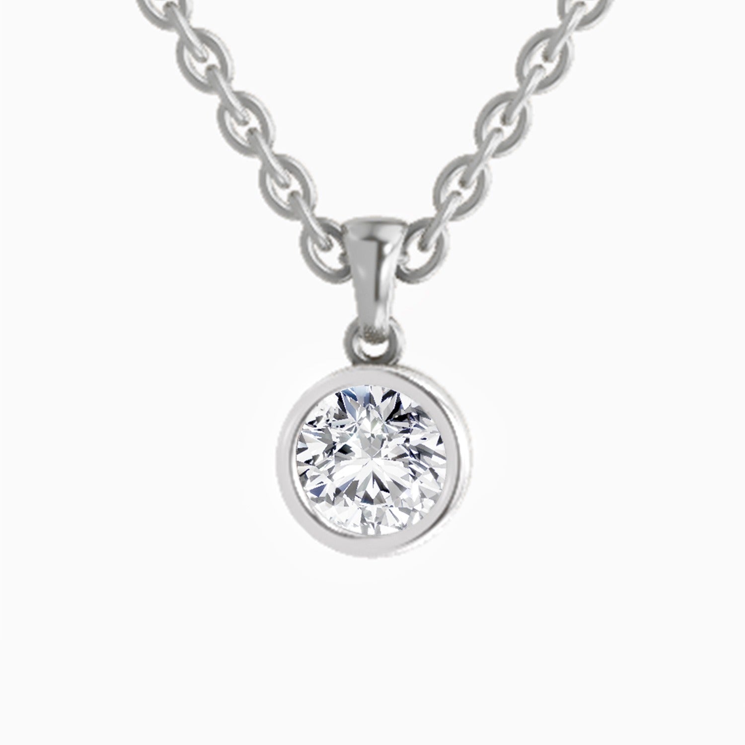 Sublime Solitaire Diamond Pendant