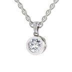 Sublime Solitaire Diamond Pendant