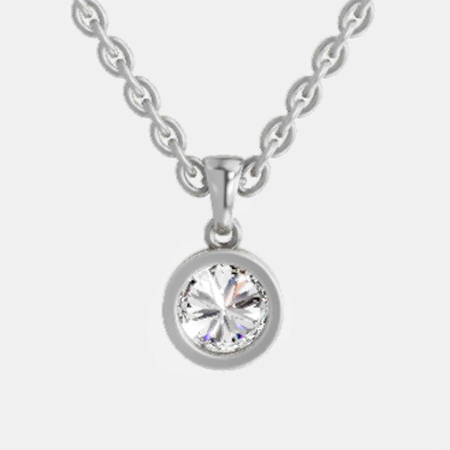 Sublime Solitaire Diamond Pendant