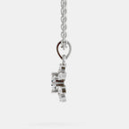 Luminous Floral Diamond Pendant