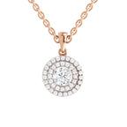 Eternal Halo Diamond Pendant