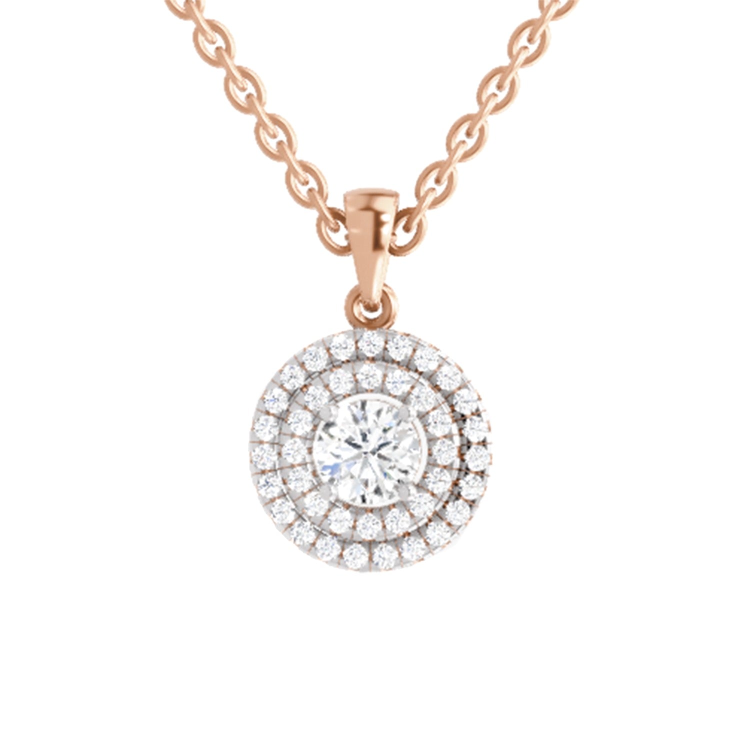 Eternal Halo Diamond Pendant