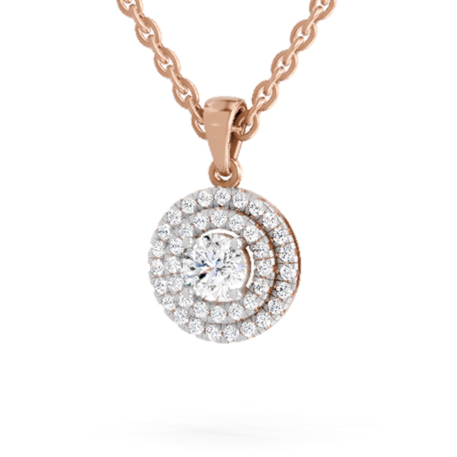 Eternal Halo Diamond Pendant