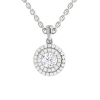 Eternal Halo Diamond Pendant