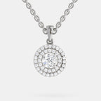 Eternal Halo Diamond Pendant