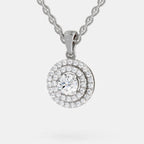 Eternal Halo Diamond Pendant