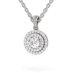 Eternal Halo Diamond Pendant