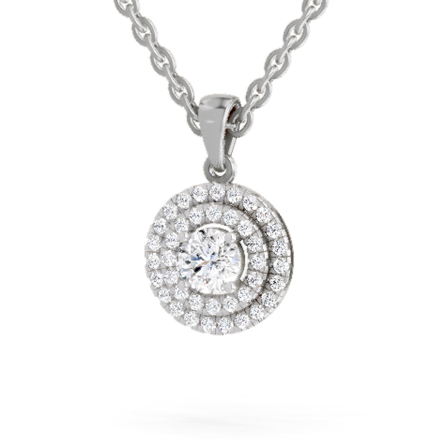 Eternal Halo Diamond Pendant