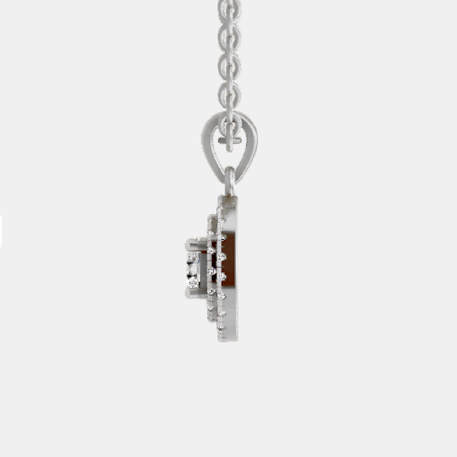 Eternal Halo Diamond Pendant