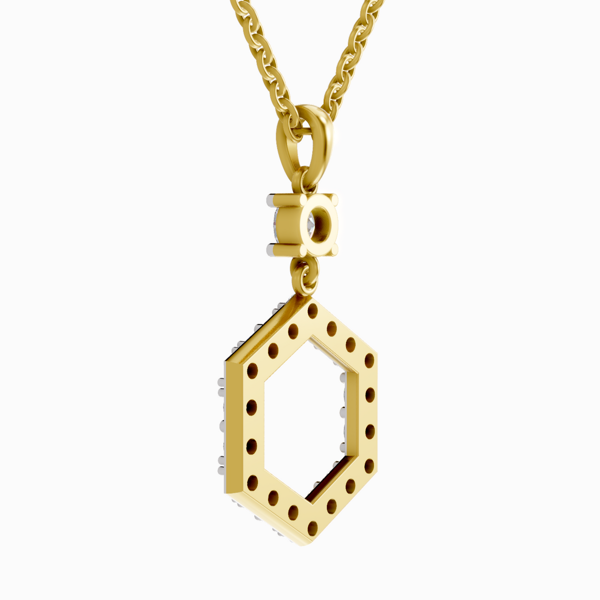 Resplendent Diamond Pendant