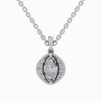 1.26 Carat Marquise Shaped 14K - White Gold