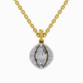 1.26 Carat Marquise Shaped 14K