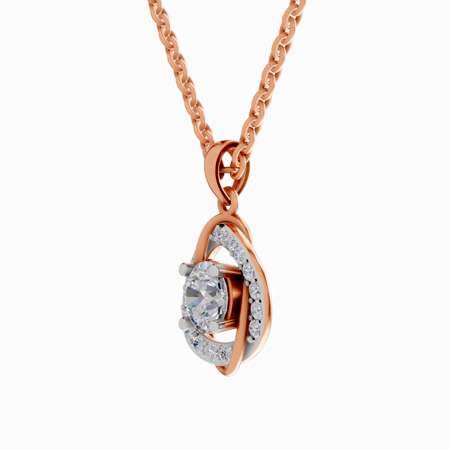 0.91 Carat 14K - Rose Gold