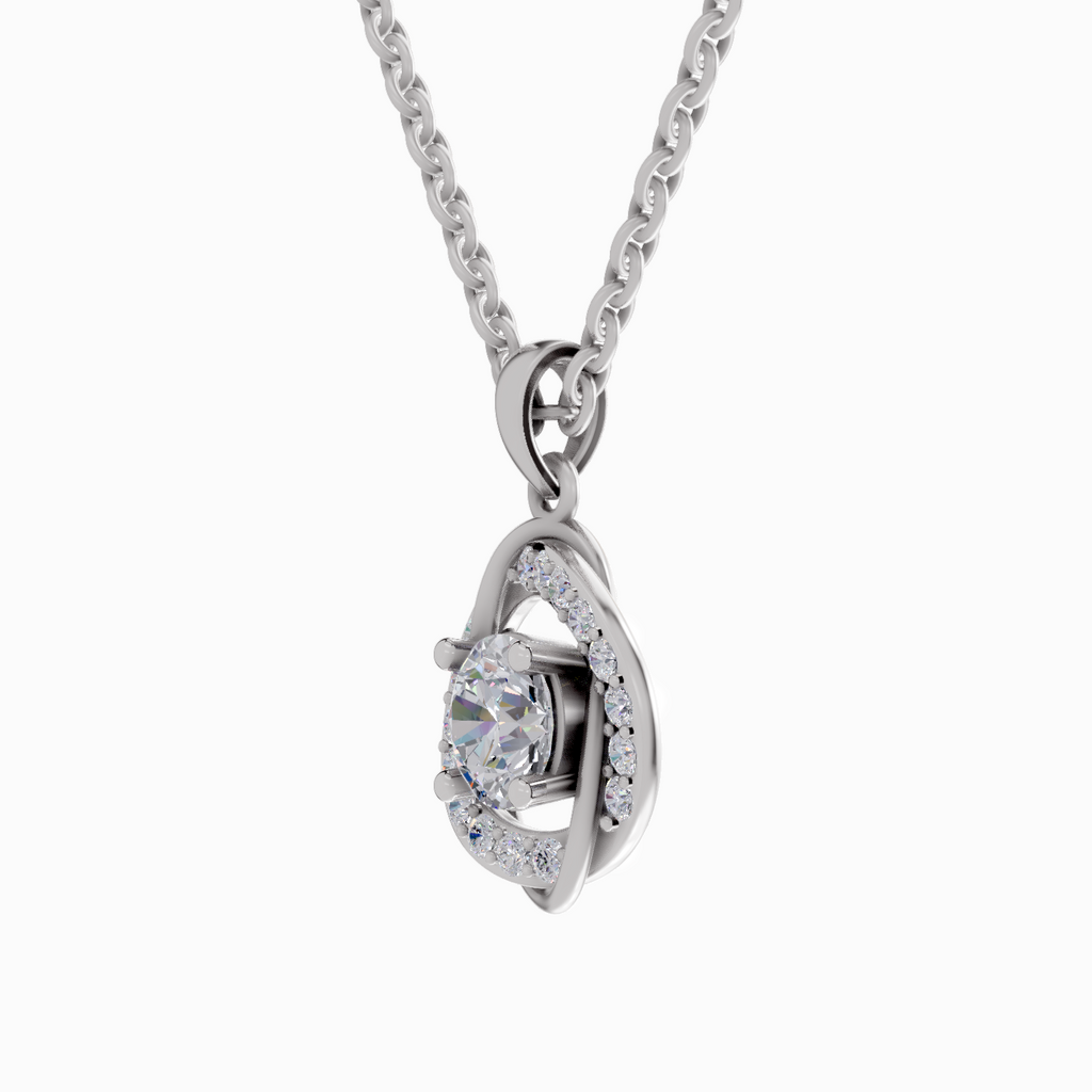 0.91 Carat 14K - White Gold