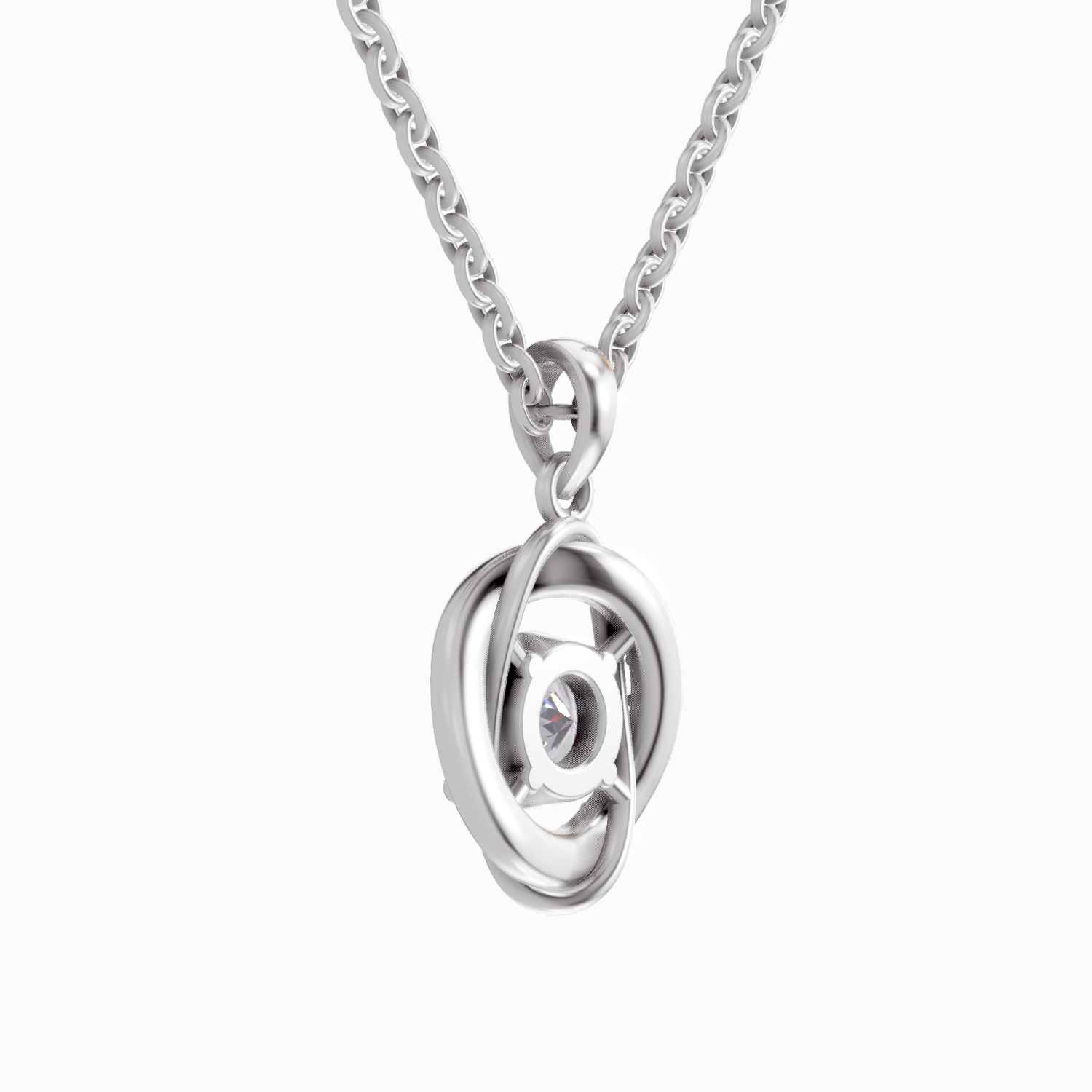 0.91 Carat 14K - White Gold
