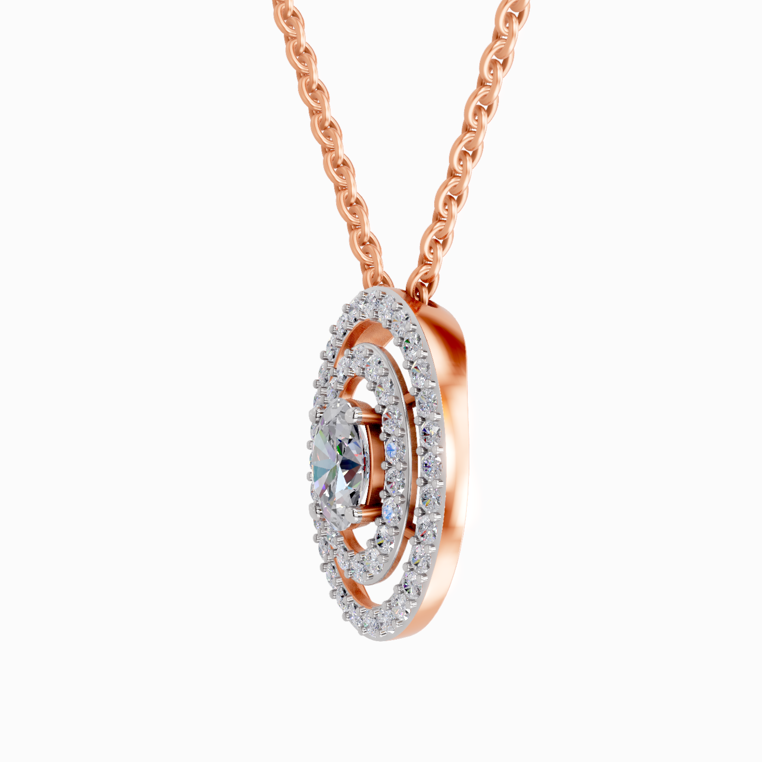 1.3 Carat Oval Shaped 14K - Rose Gold