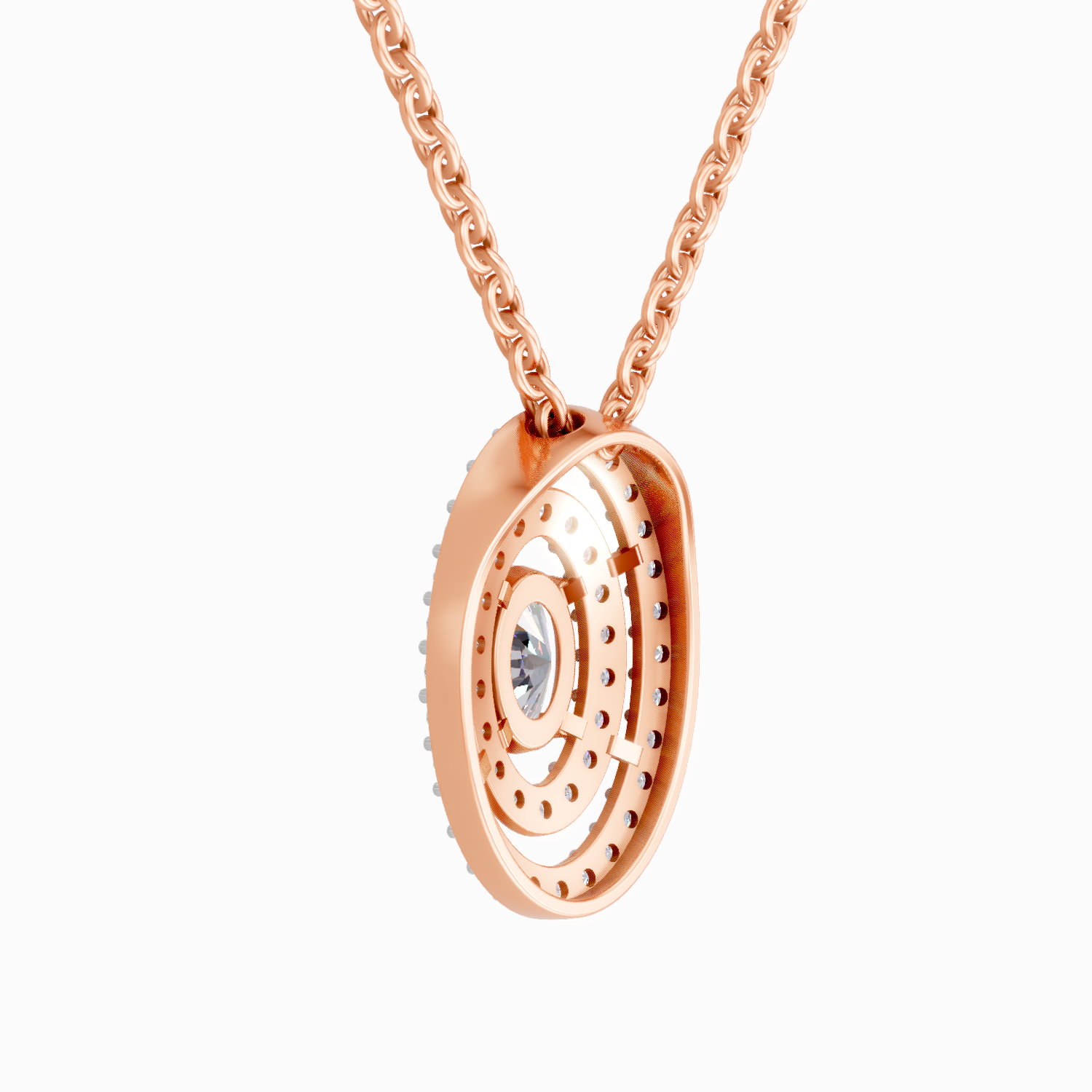 1.3 Carat Oval Shaped 14K - Rose Gold