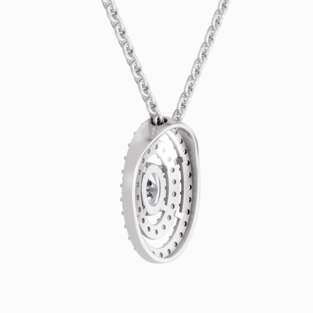 1.3 Carat Oval Shaped 14K - White Gold