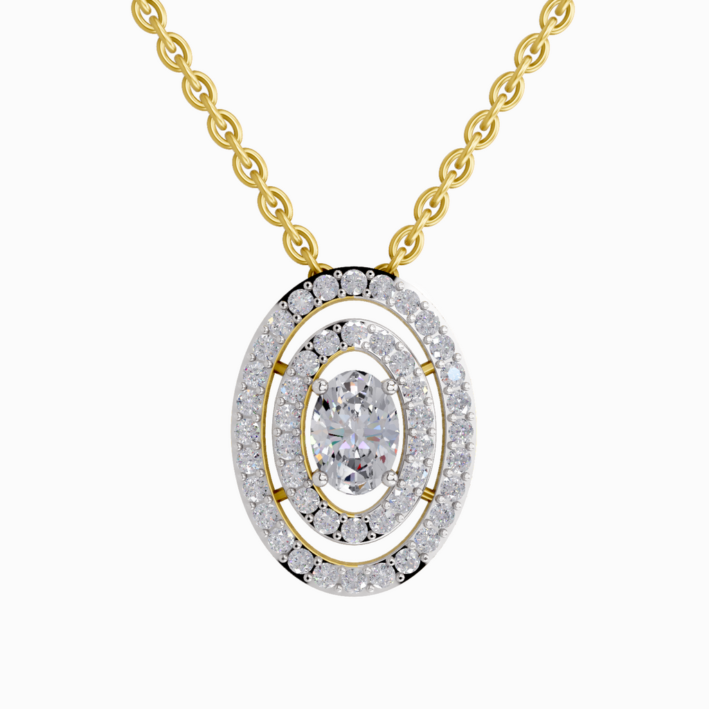 1.3 Carat Oval Shaped 14K