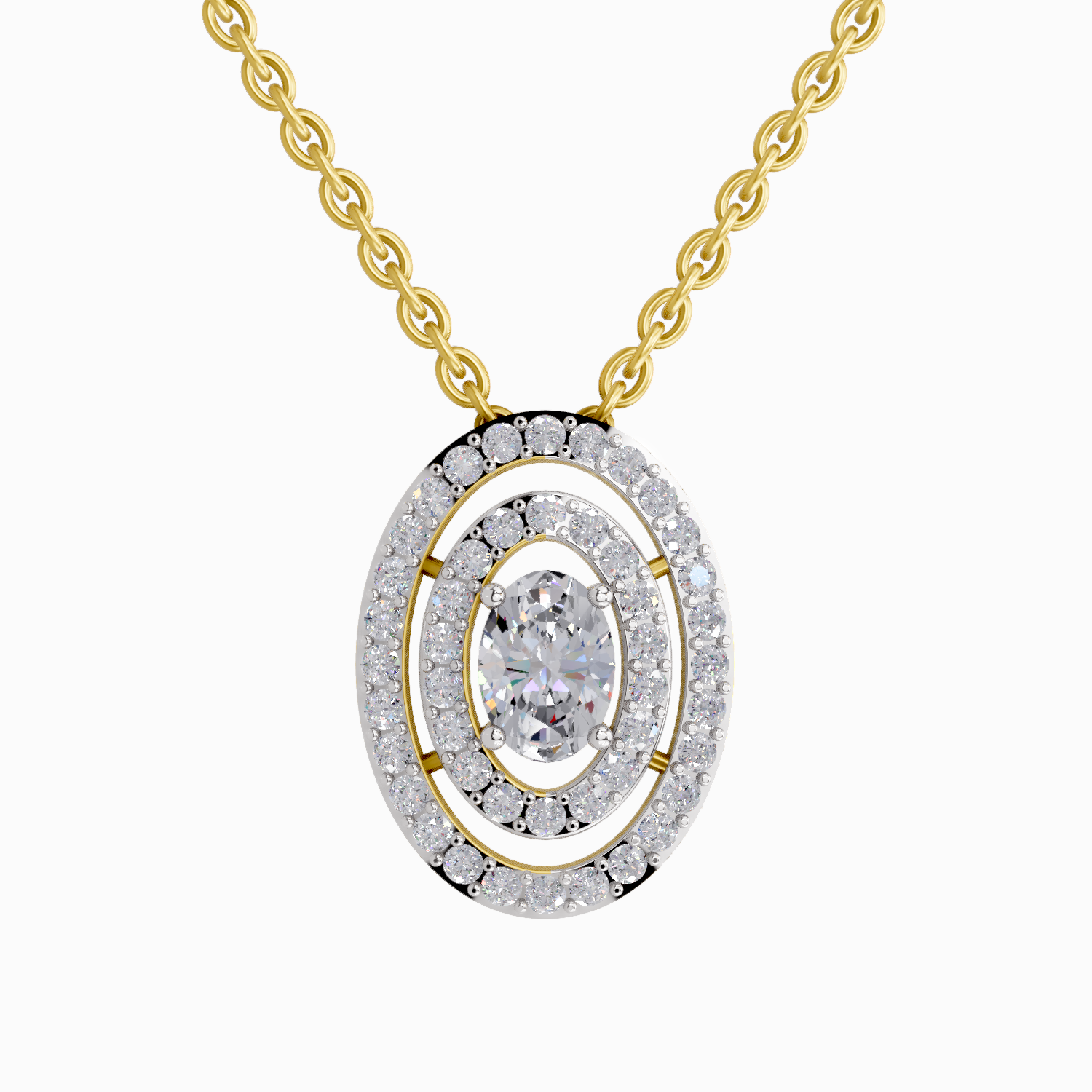 1.3 Carat Oval Shaped 14K