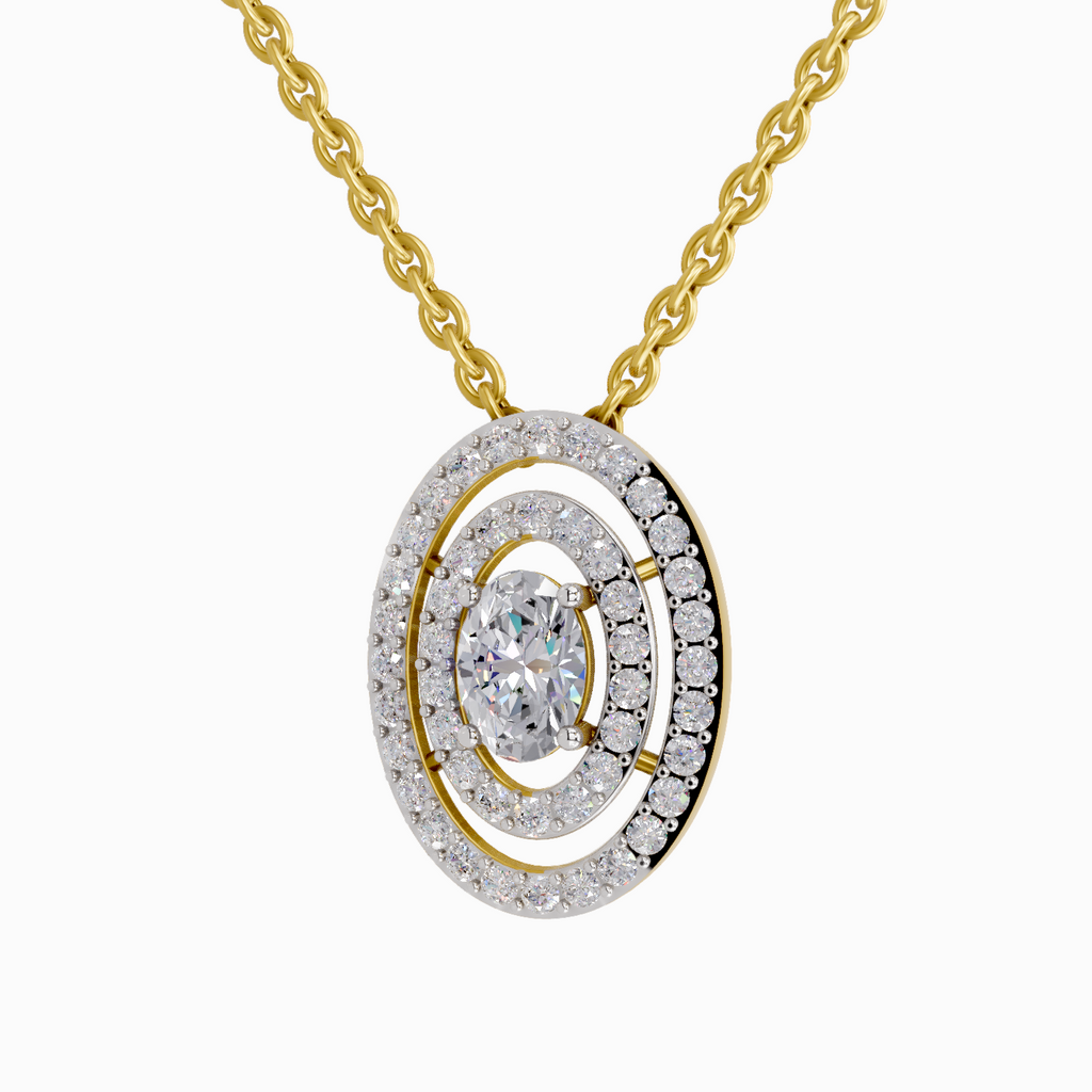 1.3 Carat Oval Shaped 14K