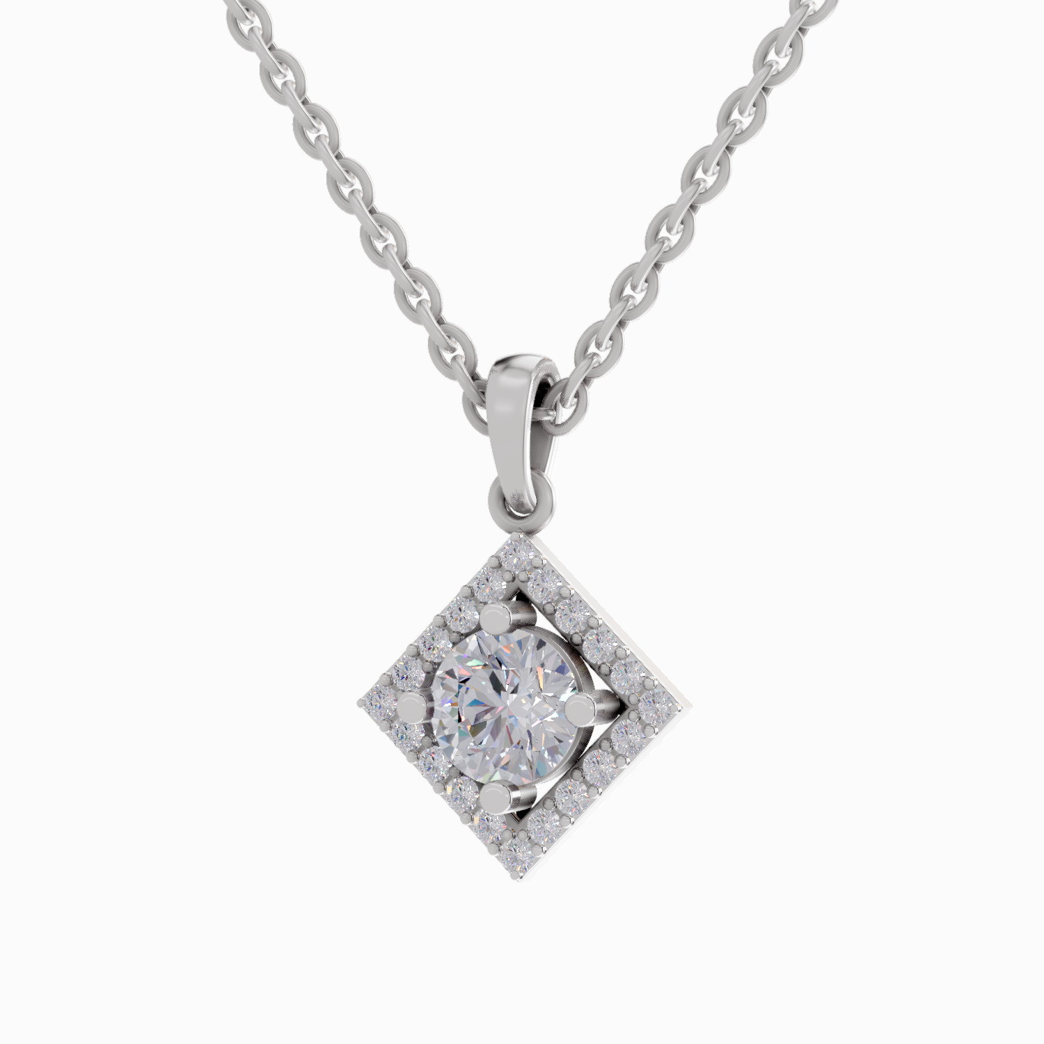 1.09 Carat 14K - White Gold
