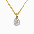 Pendant 1 Carat Pear Shaped 14K