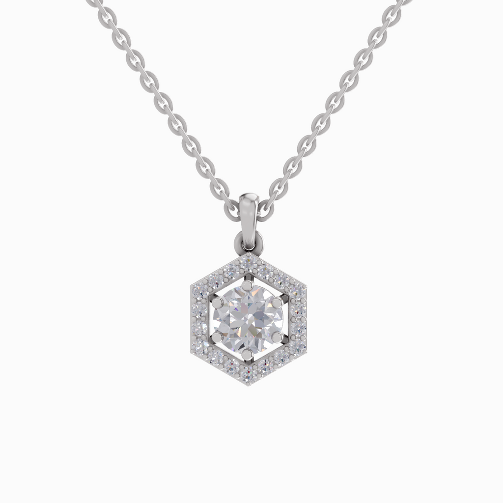 1.36 Carat 14K - White Gold