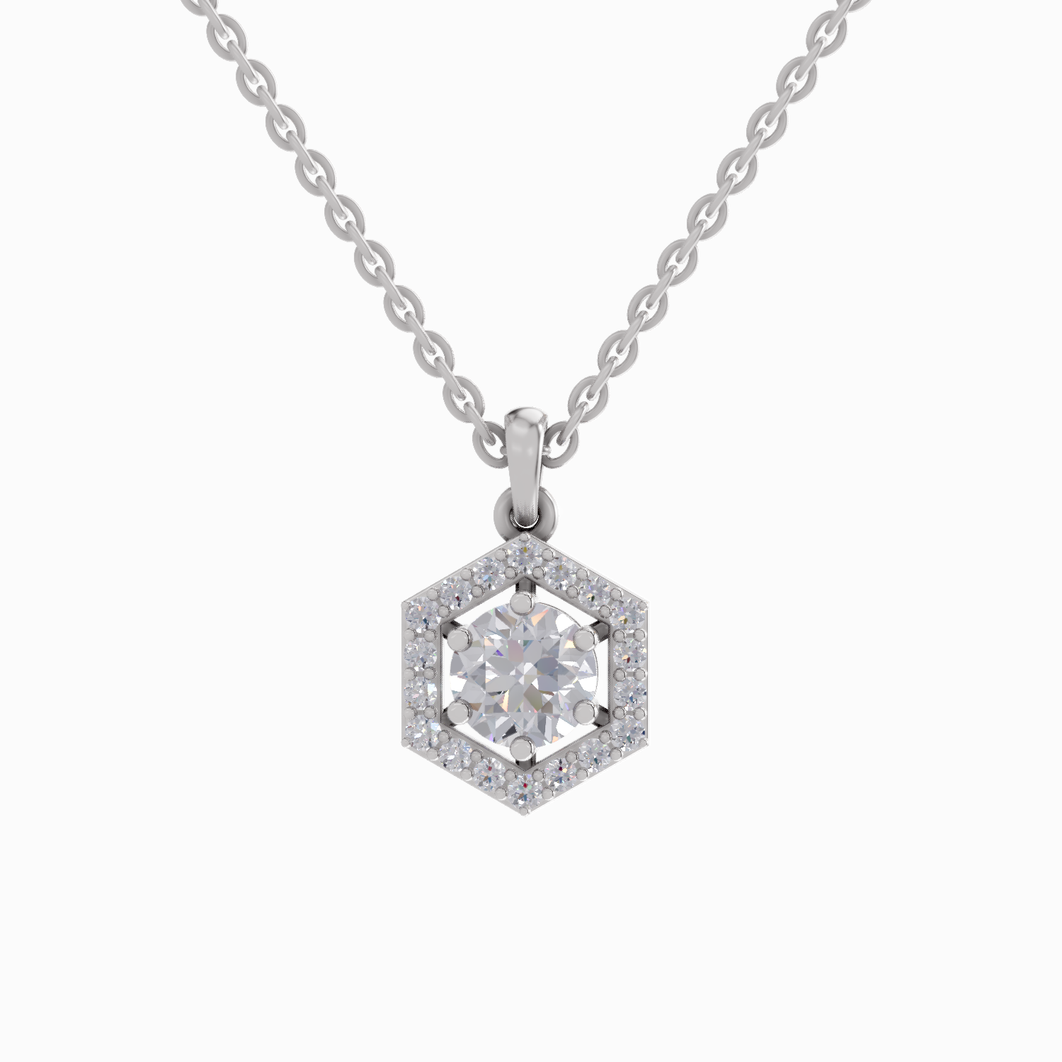 1.36 Carat 14K - White Gold