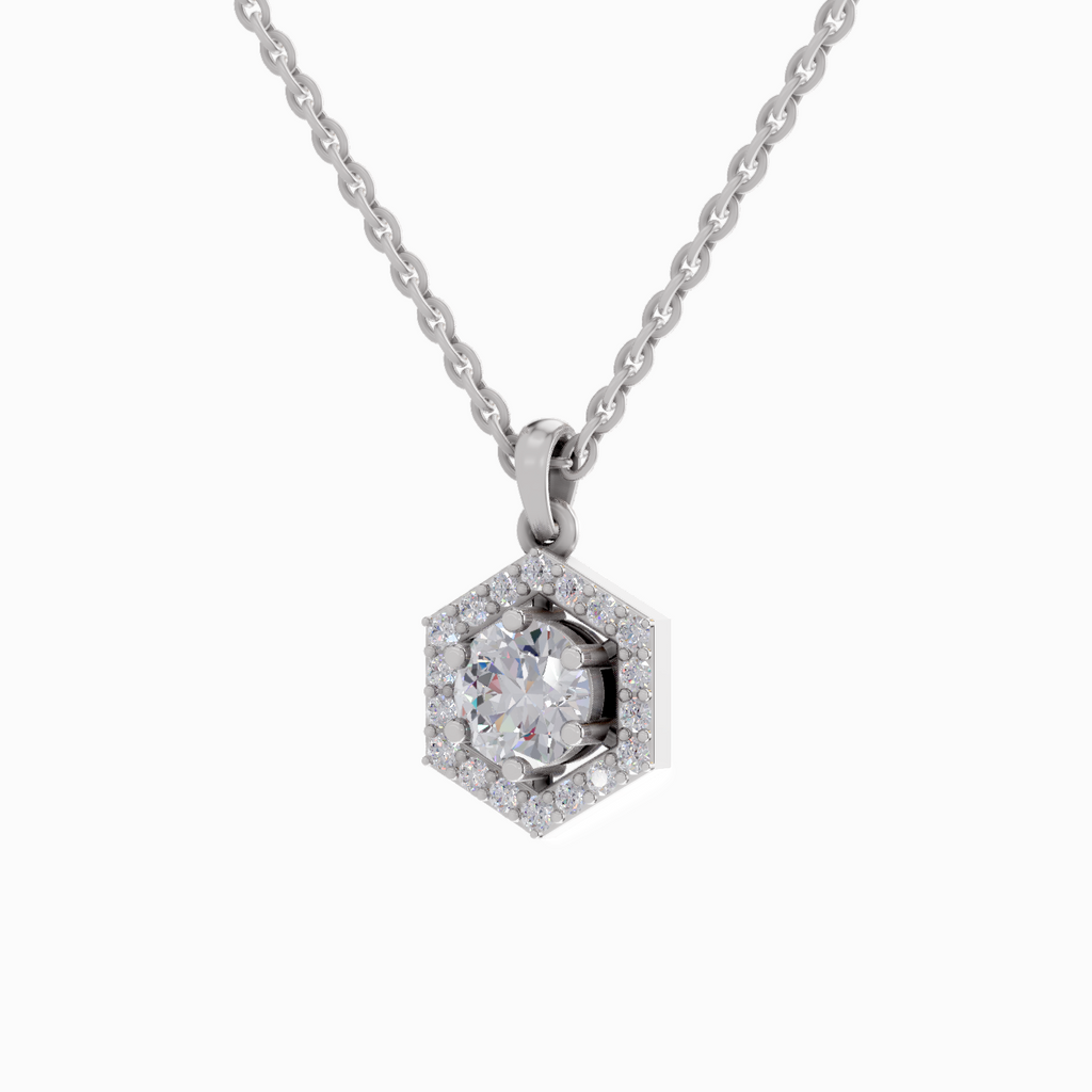 1.36 Carat 14K - White Gold