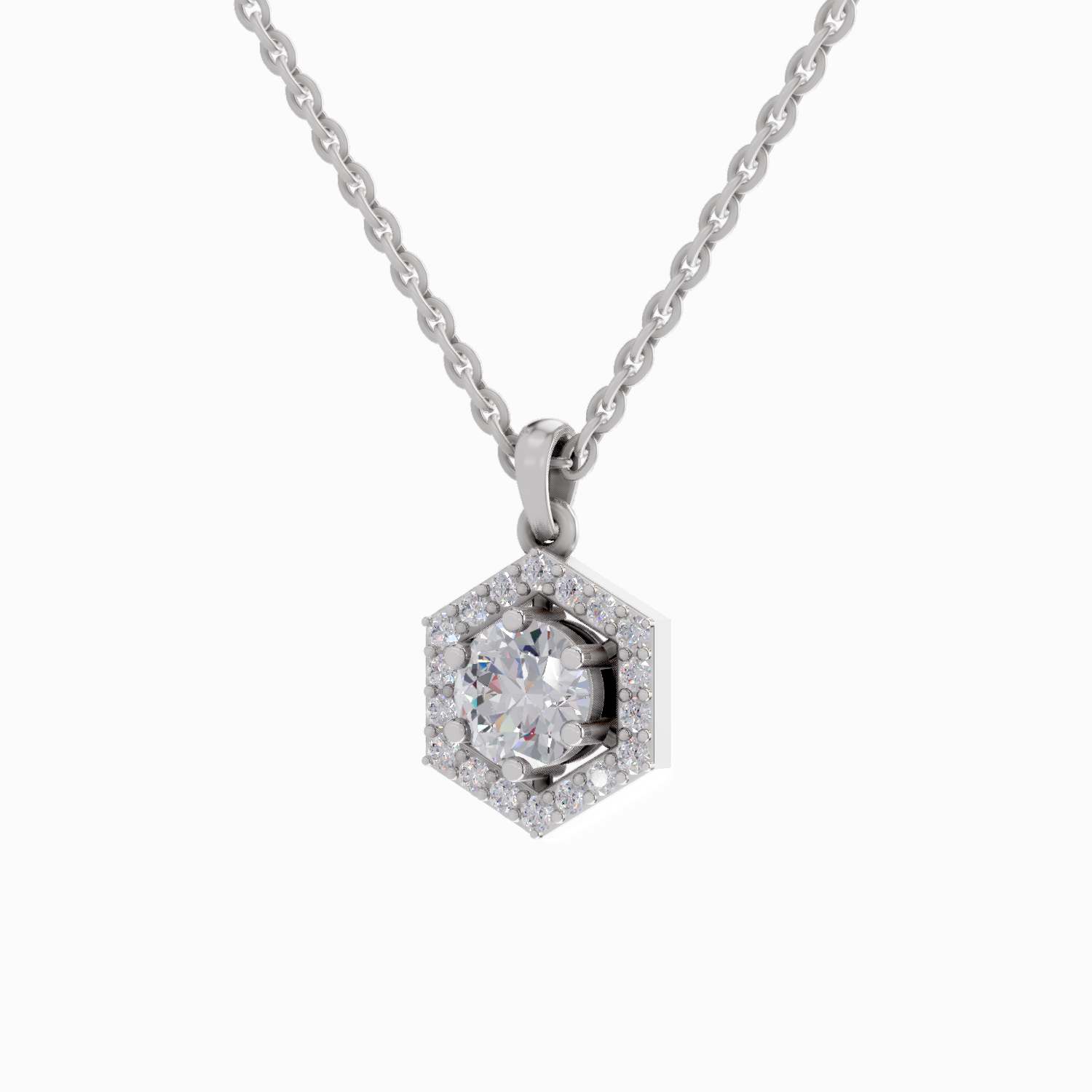 1.36 Carat 14K - White Gold