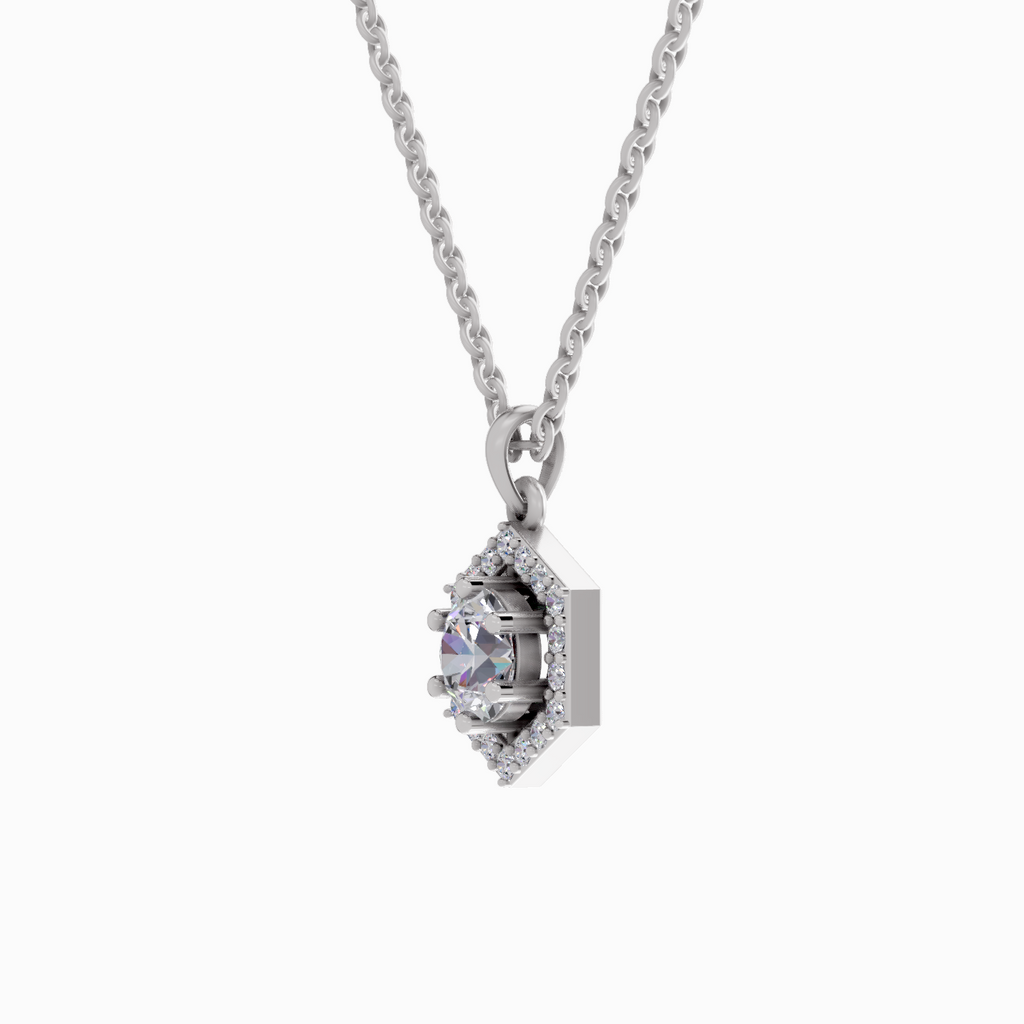 1.36 Carat 14K - White Gold