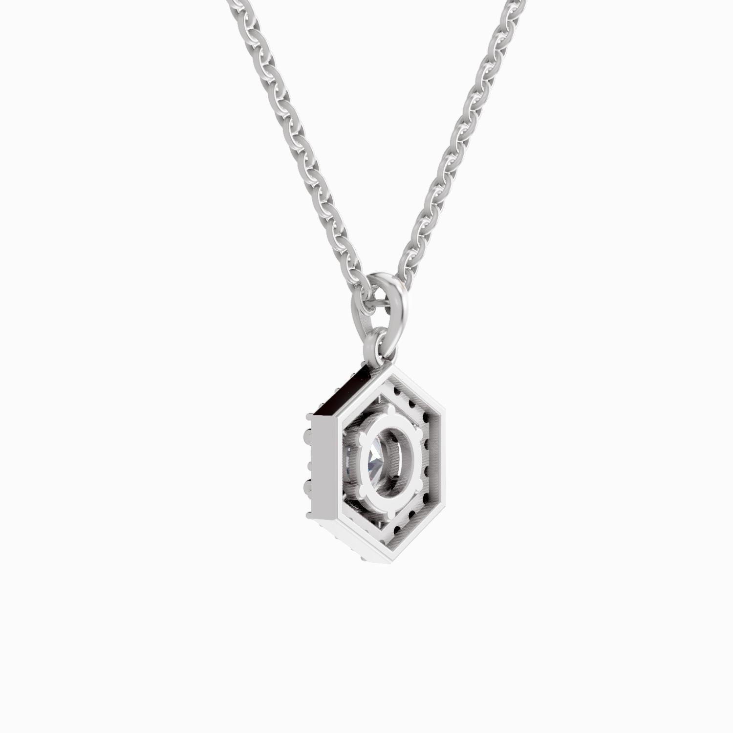 1.36 Carat 14K - White Gold