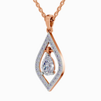 1.42 Carat Pear Shaped 14K - Rose Gold