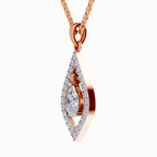 1.42 Carat Pear Shaped 14K - Rose Gold