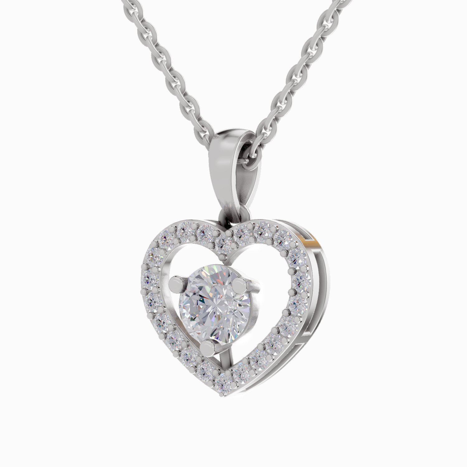 1.36 Carat 14K - White Gold
