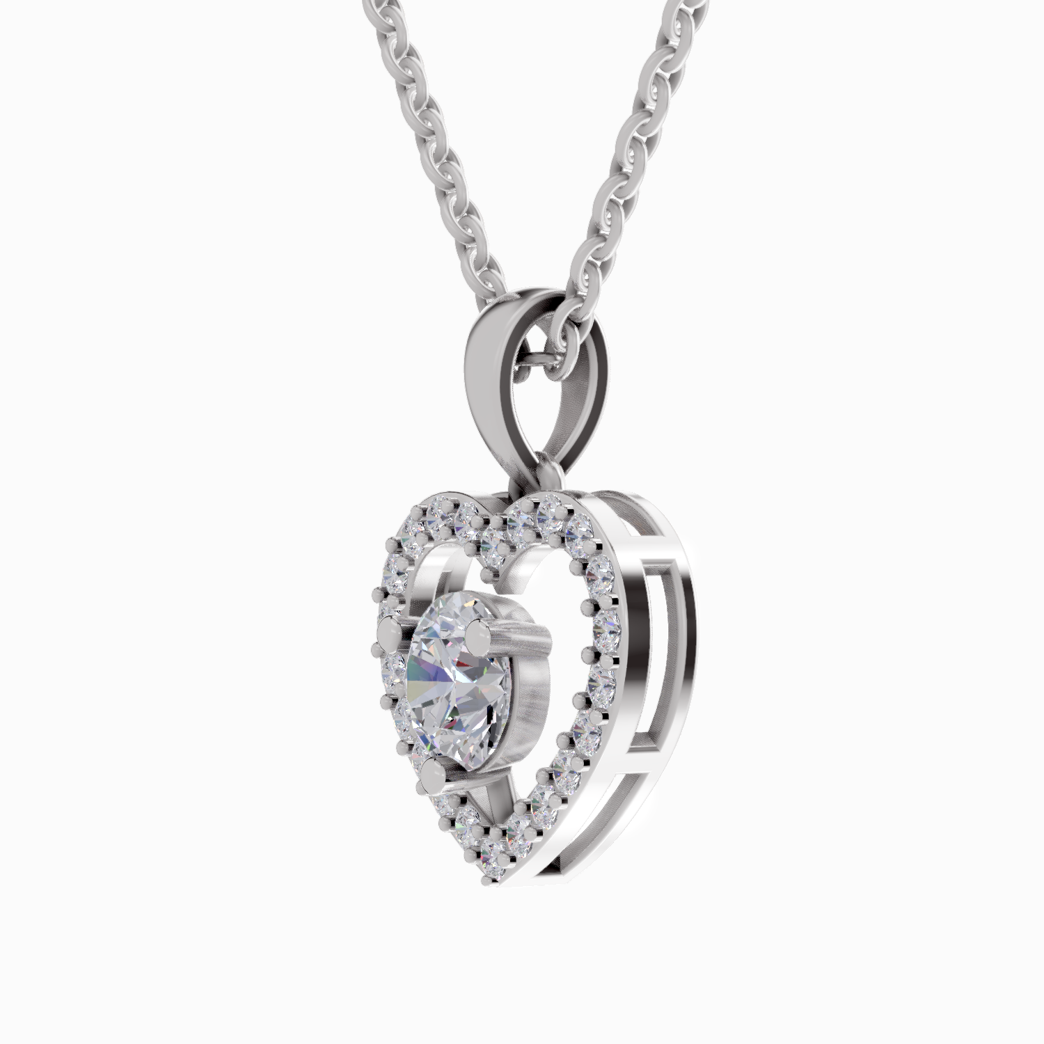 1.36 Carat 14K - White Gold