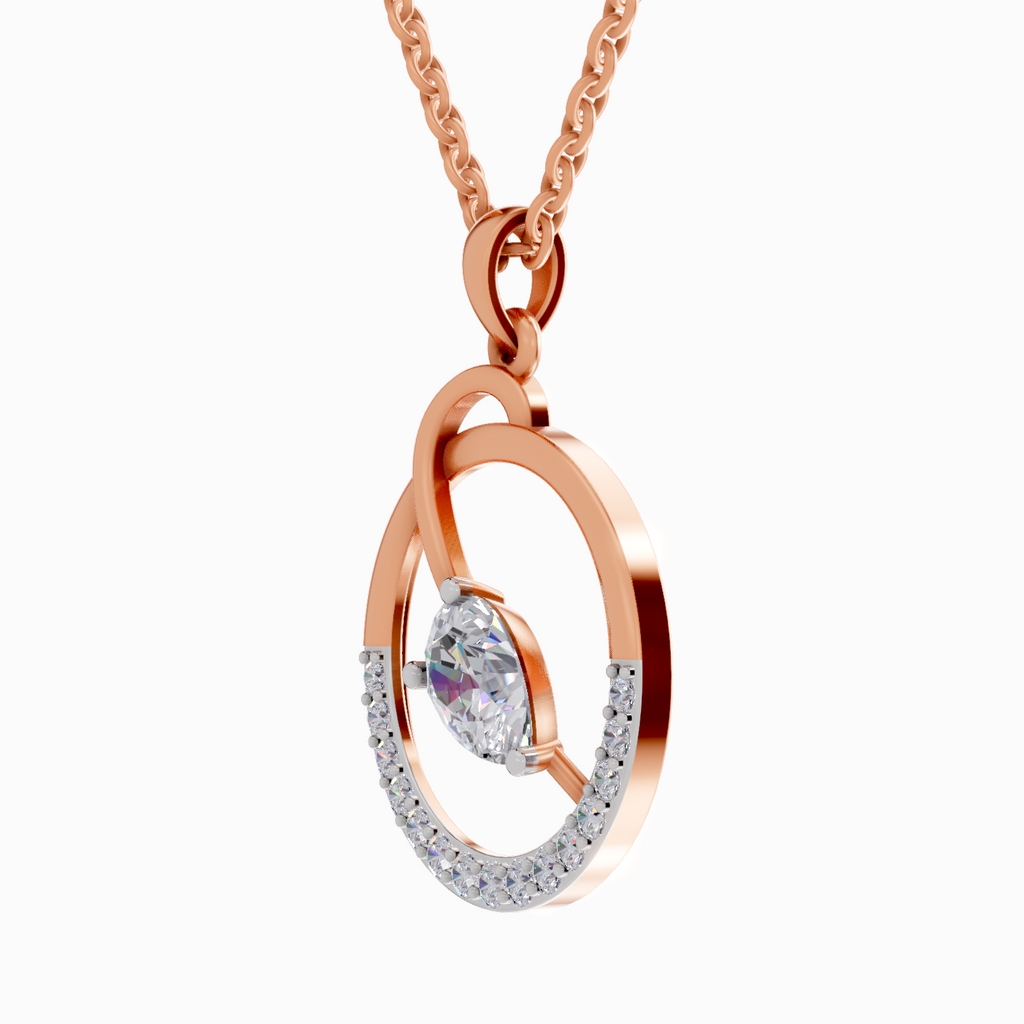 1.31 Carat Pear Shaped 14K - Rose Gold
