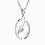 1.31 Carat Pear Shaped 14K - White Gold